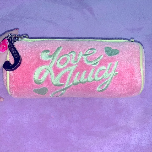 Green and pink juicy couture barrel bag - Picture 2 of 10